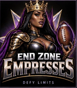 End Zone Empresses team logo